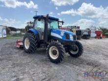 new holland tractor with bush hog