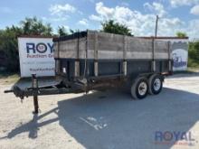 dual axle dump trailer