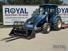 2016 New Holland Boomer 47 4WD Front Loader Utility Tractor with Bush Hog BH16-2