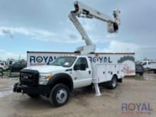 2015 Ford F-550 4x4 Service Altec AT40M Bucket Truck