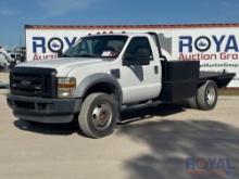 2009 Ford F-550 4x4 11ft Flatbed Truck