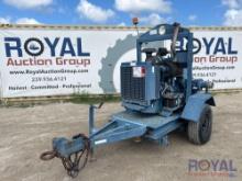 2014 Thompson 4JSVM 4in Vacuum-Assisted Solids Handling Pump Towable S/A Trailer