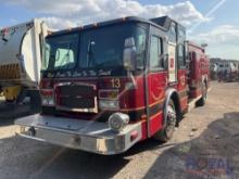 2003 E-One Pumper Fire Truck