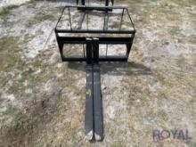 2025 Kivel 48in Forks and Frame Skid Steer Attachment
