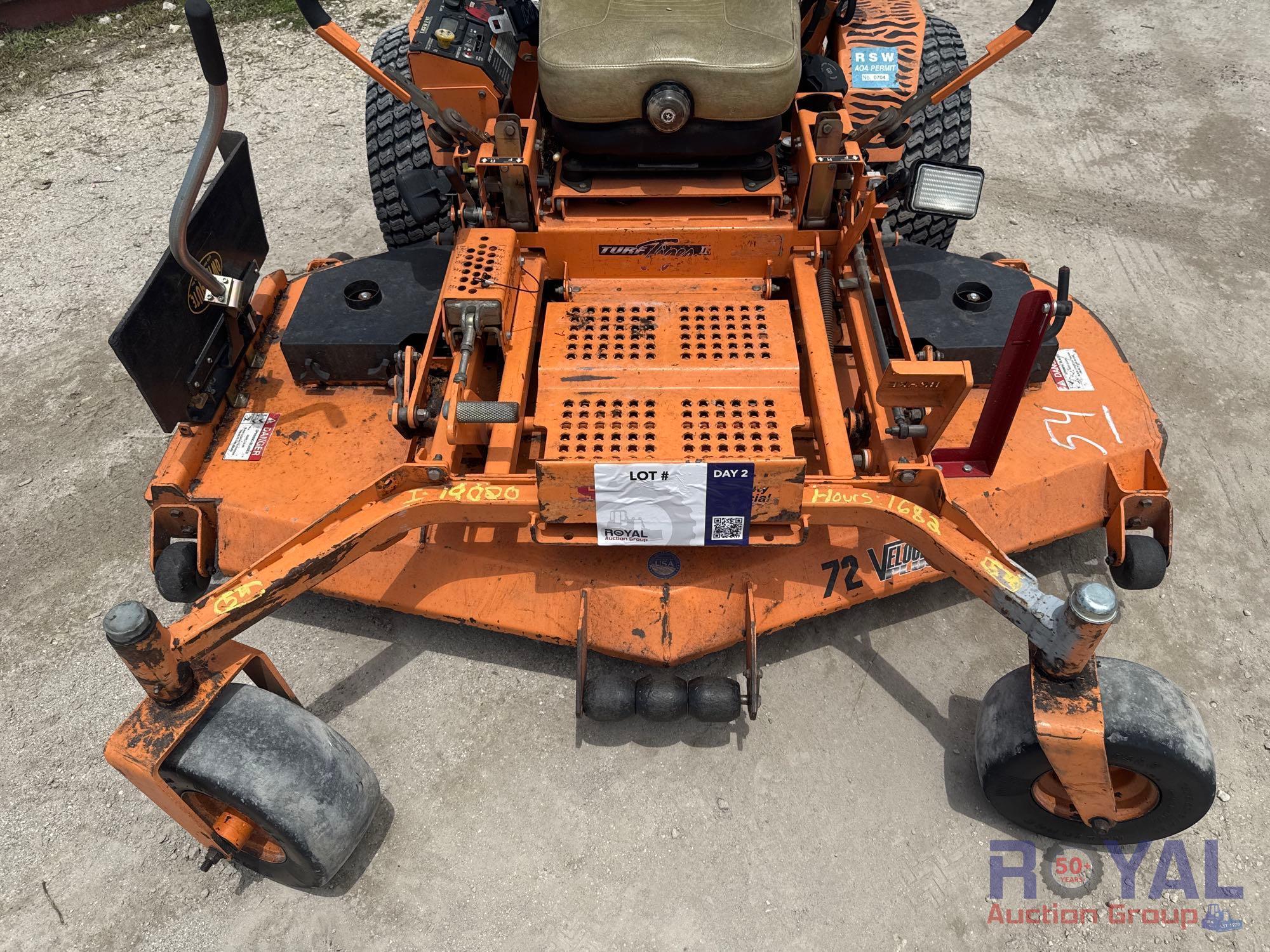 2016 SCAG Turf Tiger II 72in Zero Turn Mower