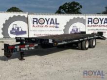 2005 Trail King TK24LP T/A Tag-Along Dovetail Flatbed Trailer