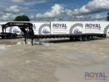 2023 Stryker 36ft T/A Gooseneck Flatbed Equipment Trailer