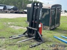 1,000kg Semi-Electric Hydraulic Pallet Stacker Forklift