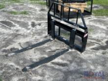 2025 Kivel 48in Forks and Frame Skid Steer Attachment
