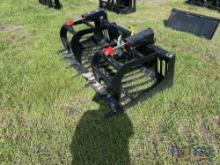 2025 70in Dual Cylinder Grapple Skid Steer Attachment