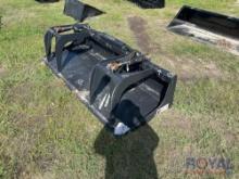 2025 84in Dual Cylinder Grapple Bucket Skid Steer Attachment