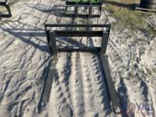 2025 Kivel 48in Forks and Frame Skid Steer Attachment