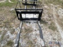 2025 Kivel 48in Forks and Frame Skid Steer Attachment