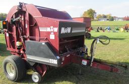 M & W 5596 Round Baler.