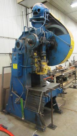 Niagara Model A4 C-frame 75 Ton Stamping Press, Bed Size 31 1/4"w X 21 1/4"