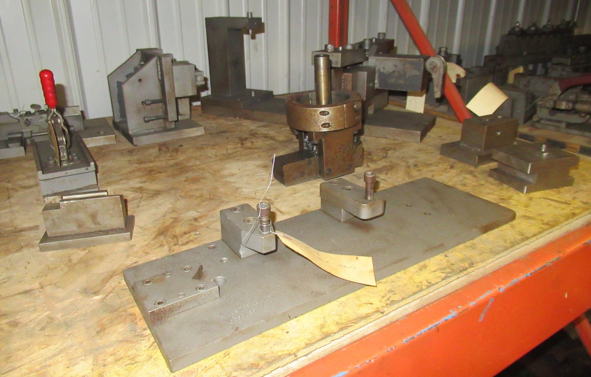 (30) Assorted Metal Tool And Die Set Ups.