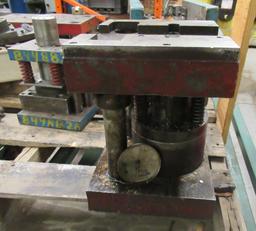 (6) Metal Press Die Set-ups With Assortment Of Springs And Metal Rolling Ca