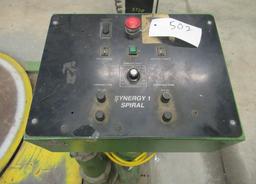 Synergery 1 Spiral Machine. Measures 99" H X 92" W.