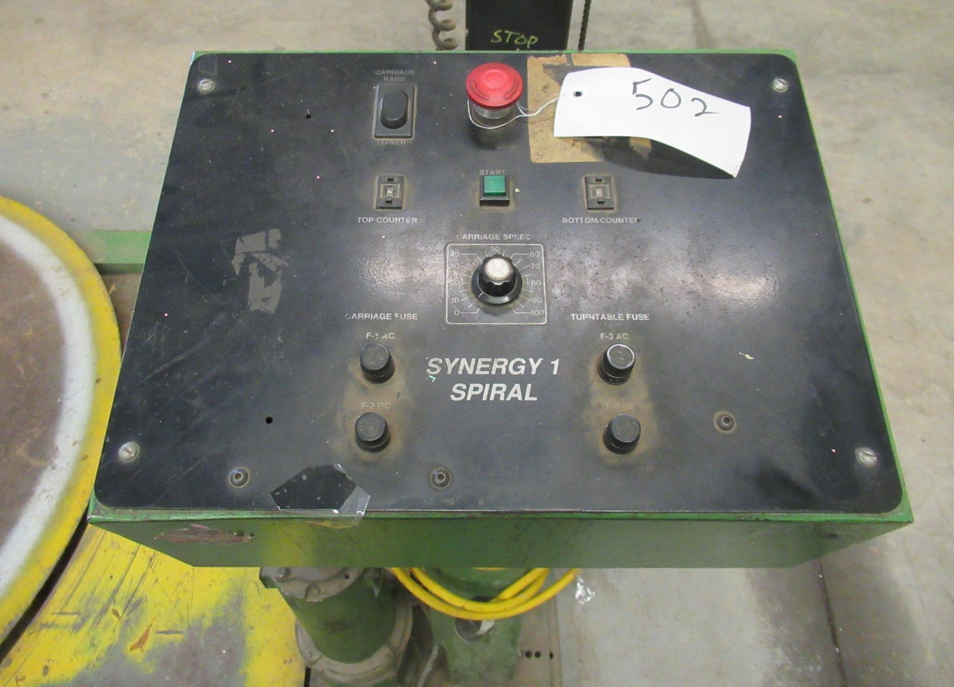 Synergery 1 Spiral Machine. Measures 99" H X 92" W.