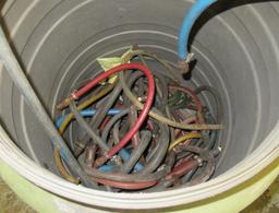 Large Group Of Various Hydraulic And Air Hoses.