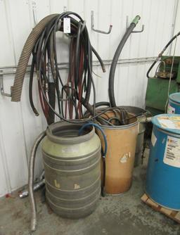 Large Group Of Various Hydraulic And Air Hoses.