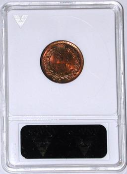 1904 INDIAN CENT - ANACS MS64 RED BROWN