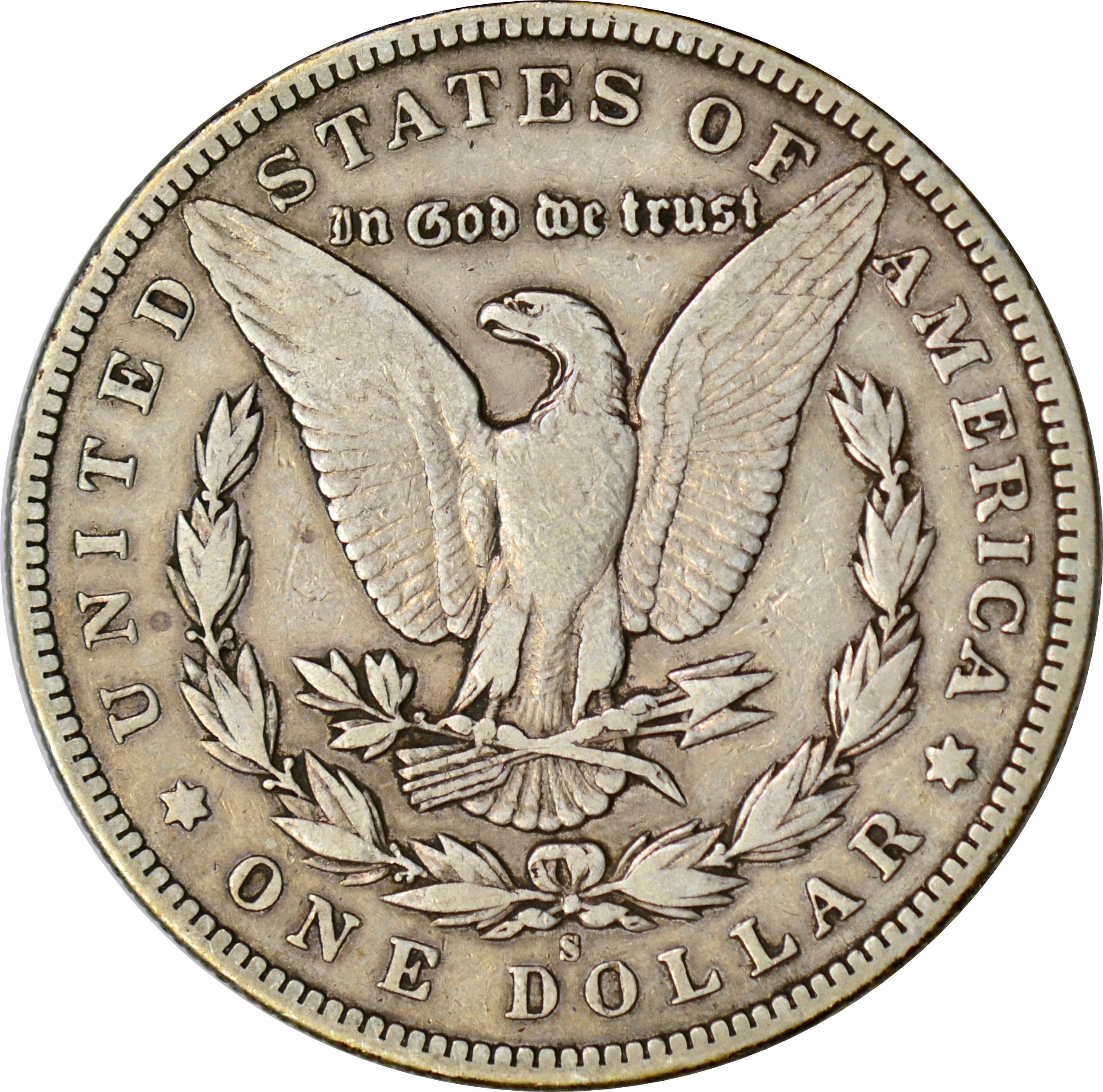 1895-S MORGAN DOLLAR