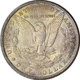 1898-O MORGAN DOLLAR - UNCIRCULATED, TONED