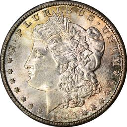 1898-O MORGAN DOLLAR - UNCIRCULATED, TONED