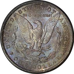 1898-O MORGAN DOLLAR - UNCIRCULATED, TONED