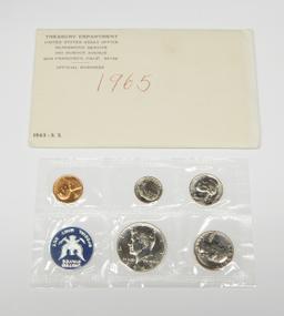 1965 SPECIAL MINT SET in ENVELOPE