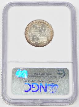 1883 HAWAII QUARTER - NGC MS63