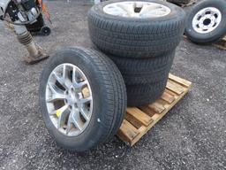 GMC 6 lug 20” wheels w/ tires