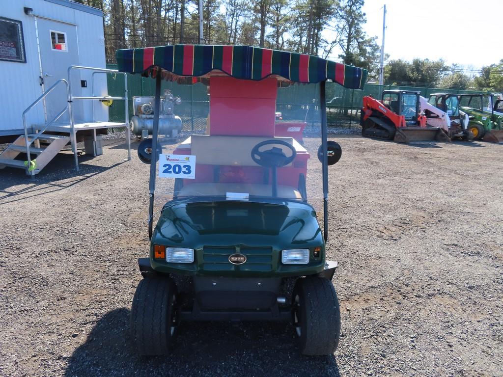 EZ-GO Golf Cart W/ Snack Stand and Canopy