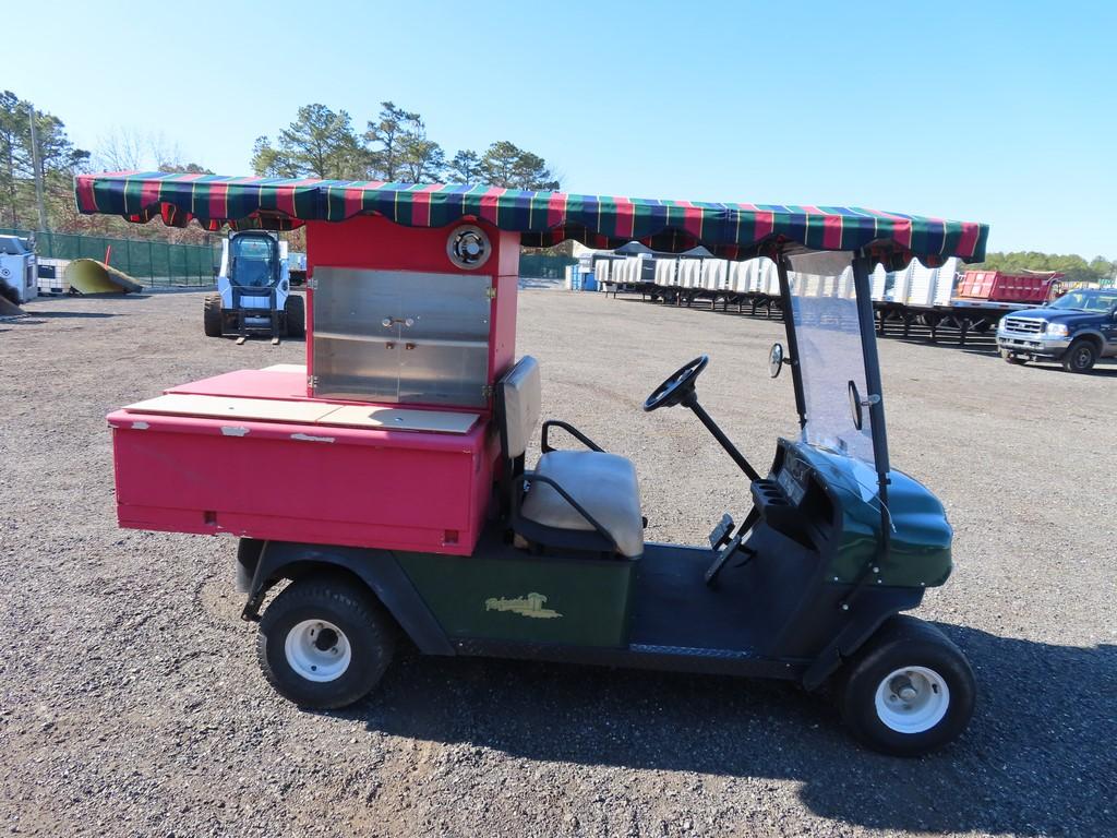 EZ-GO Golf Cart W/ Snack Stand and Canopy