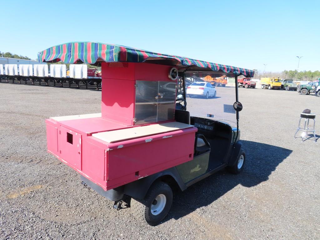 EZ-GO Golf Cart W/ Snack Stand and Canopy