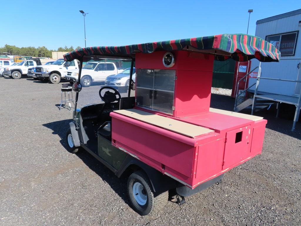 EZ-GO Golf Cart W/ Snack Stand and Canopy