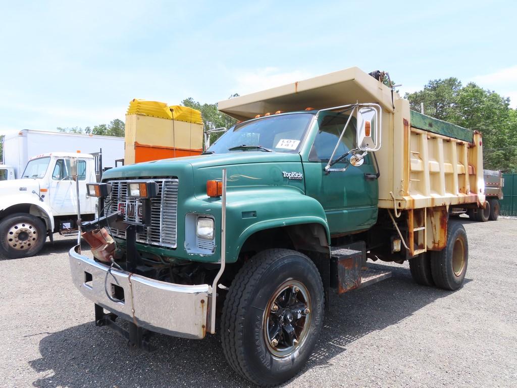 1990 GMC Topkick Single Axle Dump w/ Plow