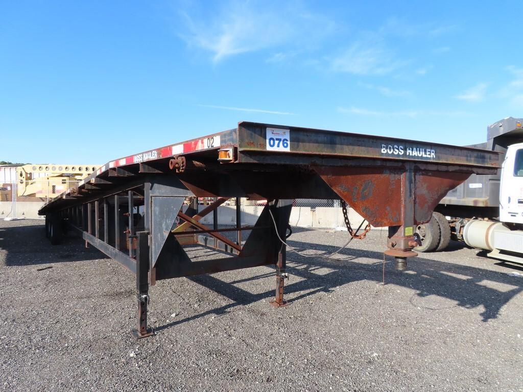 Boss Hauler 3 Car Wedge Tri-Axle Trailer