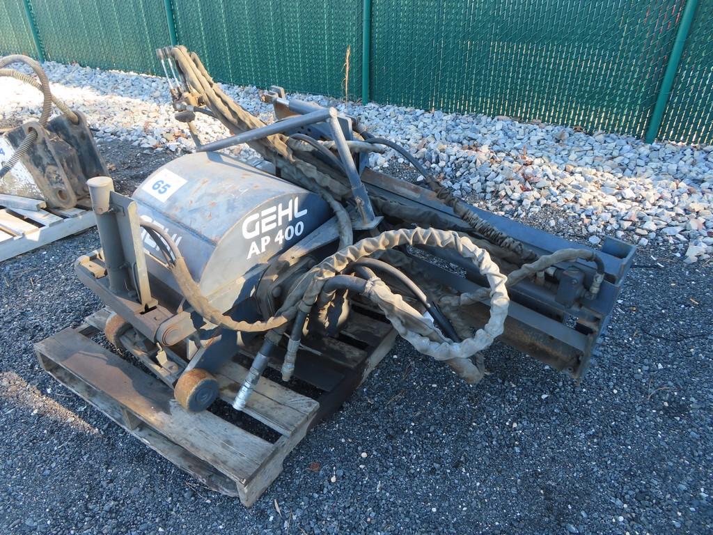 GEHL AP400 Asphalt Zipper Skid Steer Attachment