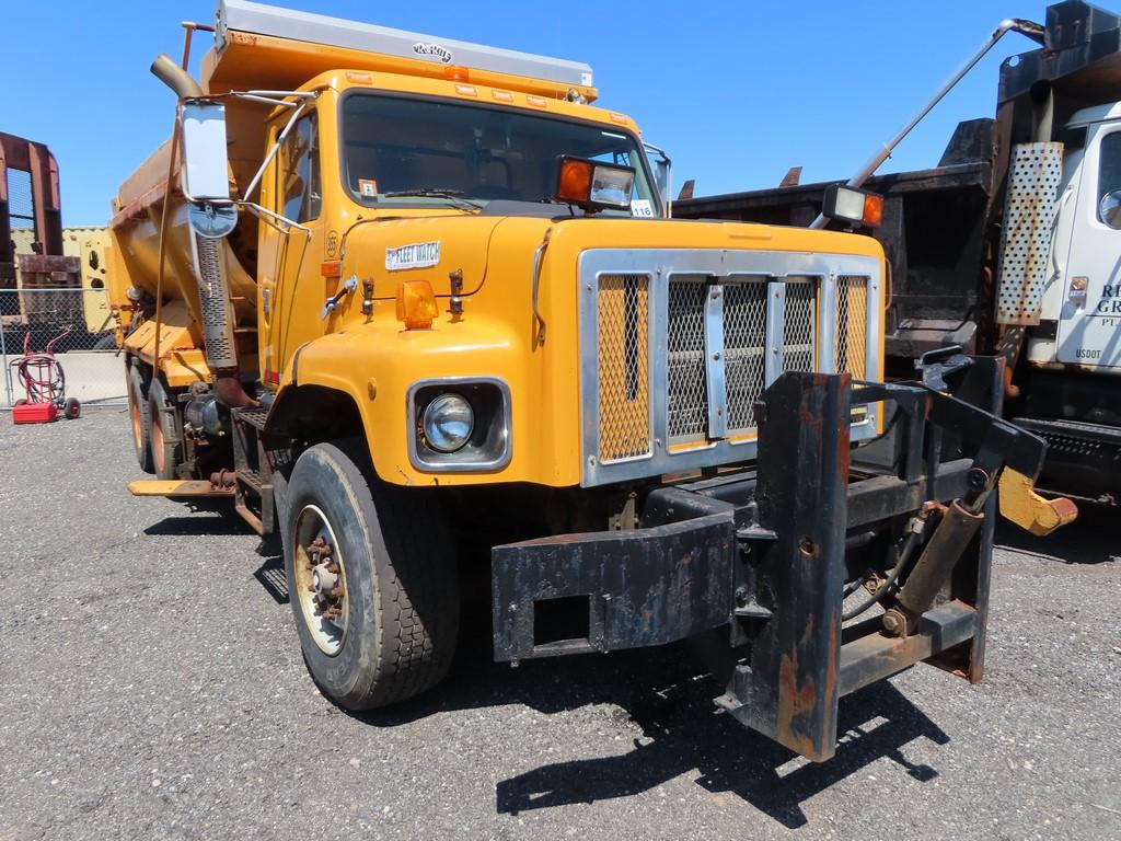 1999 International 2647 6x4 Tandem Dump w/ Underbody Scraper