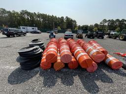 Lot of Traffic Barrels/Cones