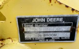 John Deere 60” Sweeper Attatchment