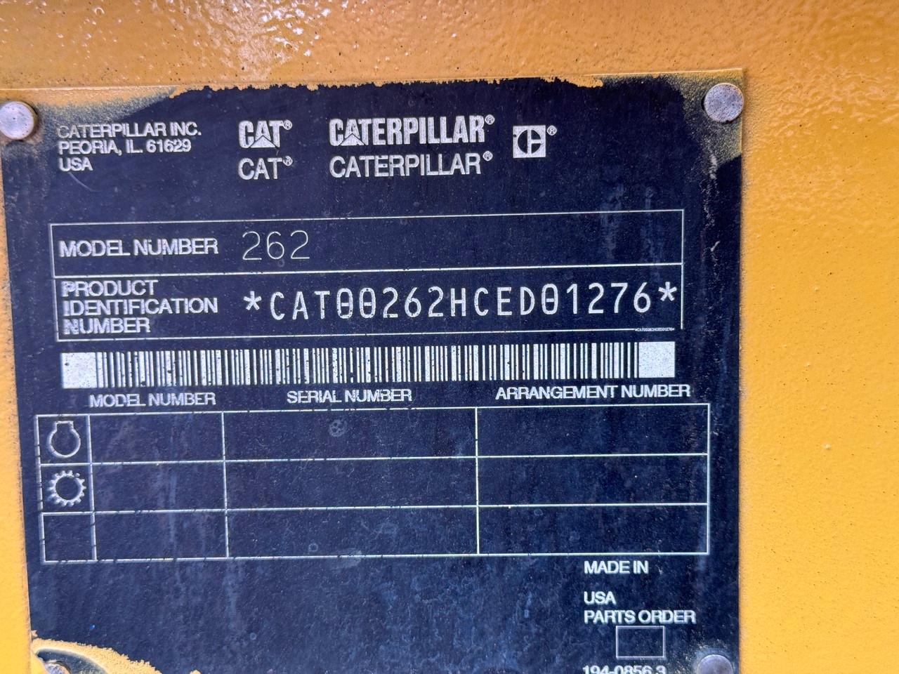 Caterpillar 262 Skid Steer EROPS