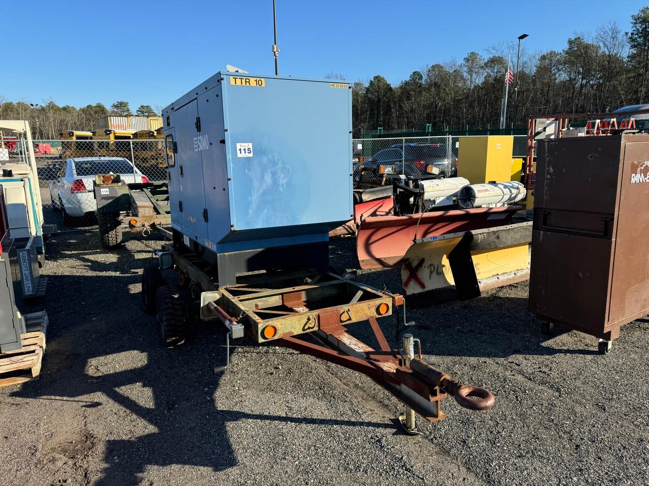 2005 SDMO Generator on Trailer