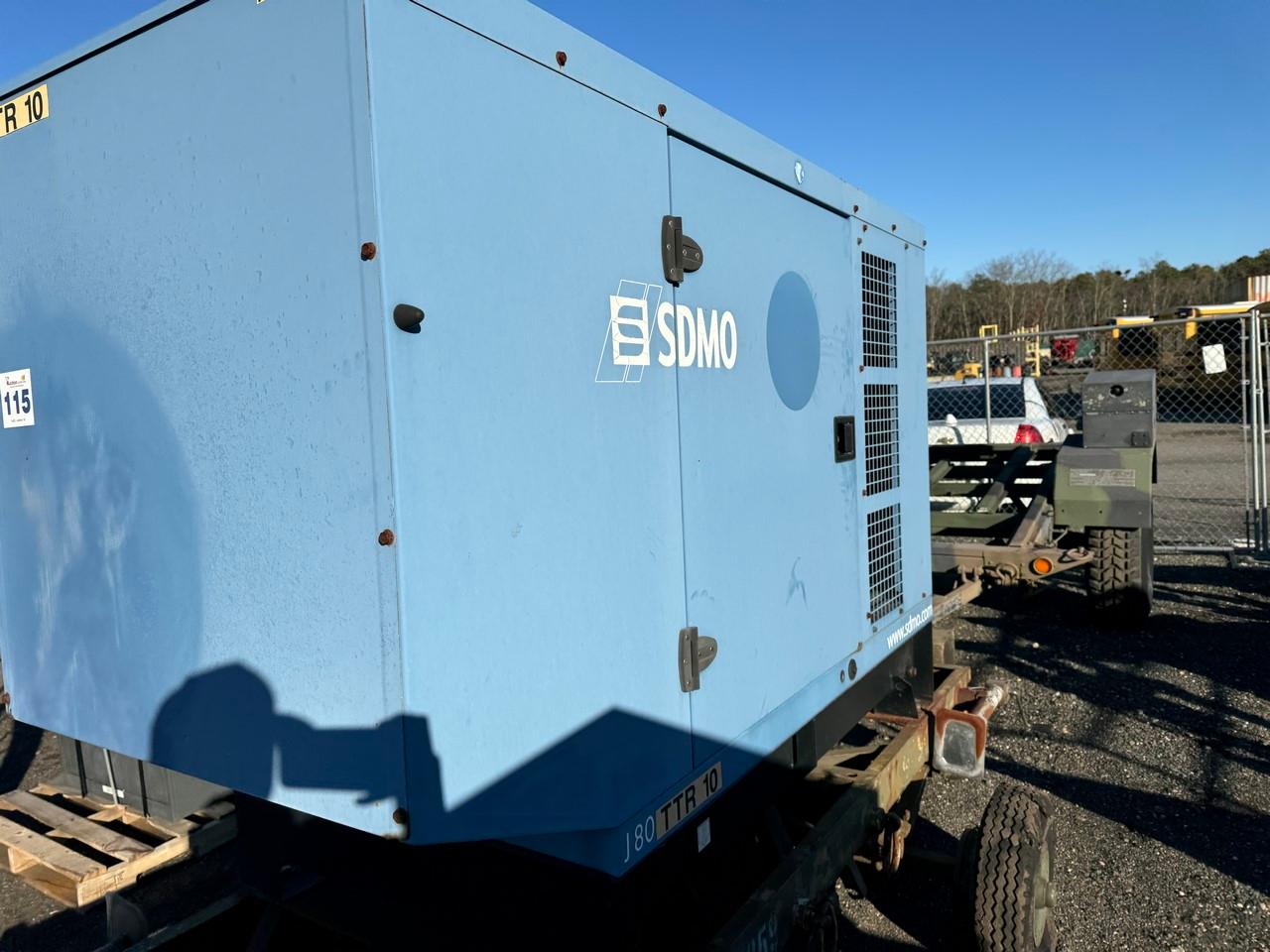 2005 SDMO Generator on Trailer