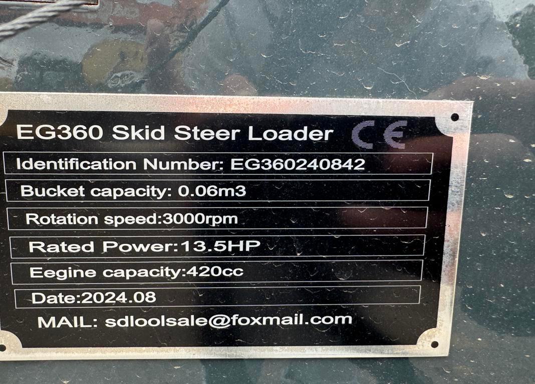 2024 EGN EG360 Track Mini Skid Steer