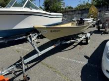 1995 HMD 13' OPEN, FIBER W Trailer