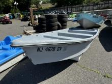 14' Gray Row Boat