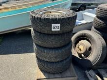 4 Tires off of a Chevy